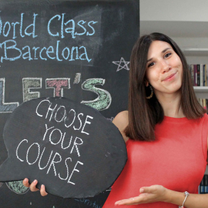 Free trial class step 2: Choose your course